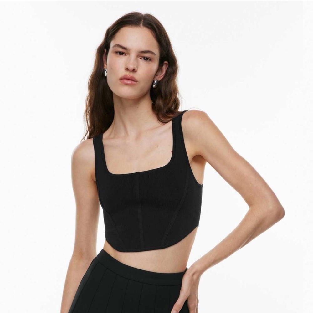 Babaton Sculpt Knit Bustier Tank
